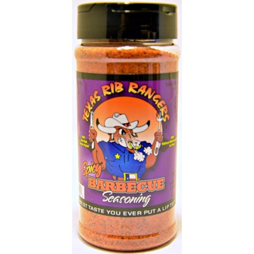 Texas Rib Rangers Spicy Barbecue Seasoning - 14 ounce shaker
