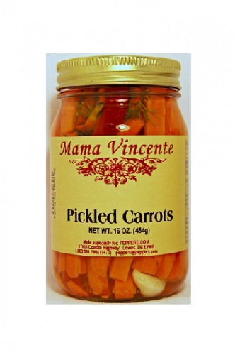 Mama Vincente Pickled Carrots - 16 Ounce Jar