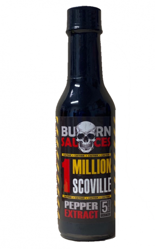 Burn Sauces 1 Million Scoville Pepper Extract- 5 Ounce Bottle