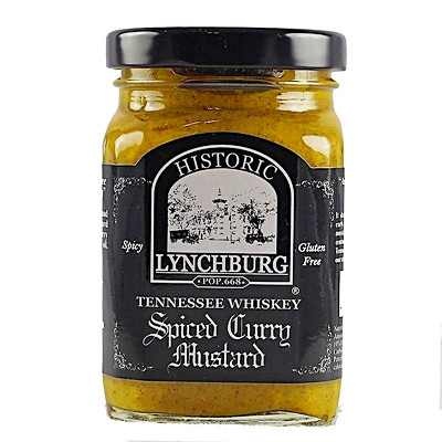 Lynchburg Tennessee Whiskey Spiced Curry Mustard - 8 ounce jar