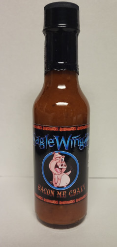Eagle Wingz Bacon Me Crazy Hot Sauce -5 Ounce Bottle