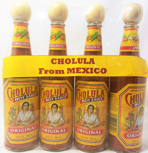 Cholula Original - From Mexico - 4 Pack Gift Set (12 ounce bottles)