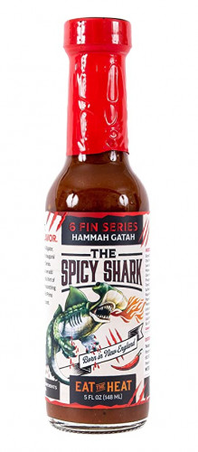 The Spicy Shark 6 - Fin Series Hammah Gatah Hot Sauce - 5 Ounce Bottle