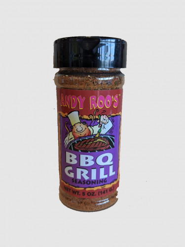 Andy Roo's BBQ Grill Seasoning - 4 ounce shaker