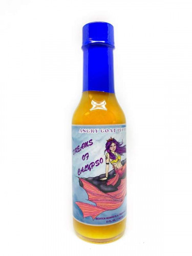 Angry Goat Pepper Co. Dreams of Calypso Scotch Bonnets & Tropical Fruit Sauce - 5 Ounce Bottle