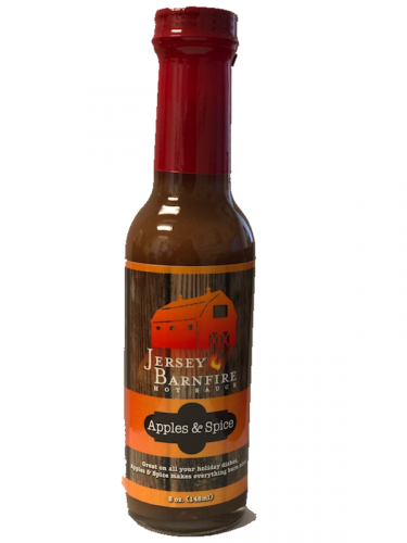 Jersey Barnfire Apples & Spice Hot Sauce- 5 Ounce Bottle