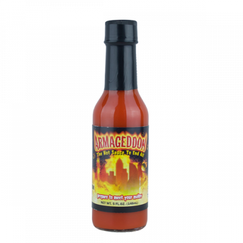 Armageddon The Hot Sauce To End It All-Prepare To Meet Your Maker - 5 ounce bottle