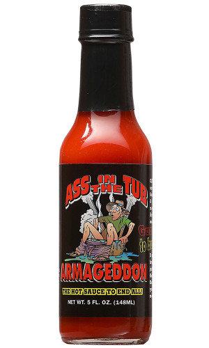 Ass In The Tub - Armageddon The Hot Sauce To End All! - 5 Ounce Bottle