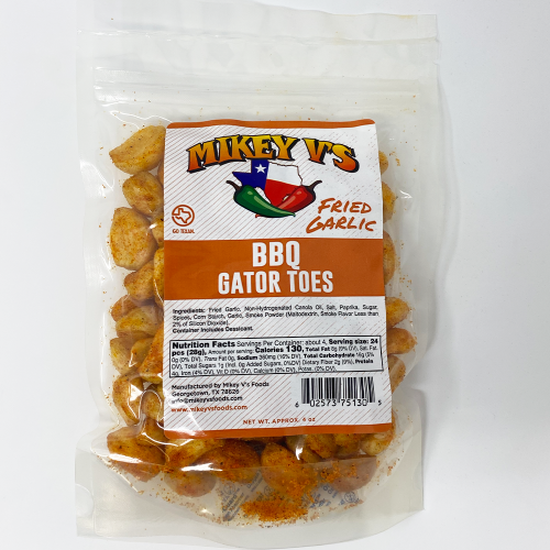 Mikey V's BBQ Gator Toes - 3 Ounce Bag