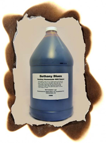 Bethany Blues Smoky Homemade BBQ Sauce - Gallon