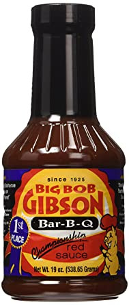 Big Bob Gibson - Championship Red Sauce - 19 ounce bottle