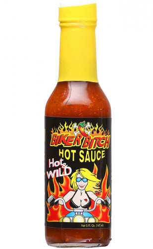 Biker Bitch Hot & Wild Hot Sauce - 5 Ounce Bottle