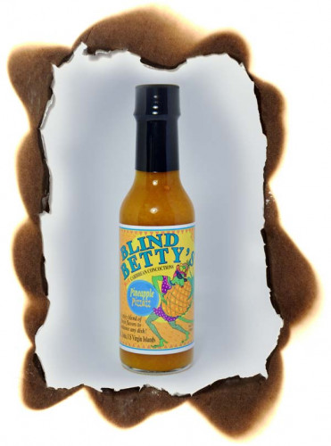 Blind Betty's Pineapple Pizzazz Hot Caribbean Concoction - 5 Ounce Bottle