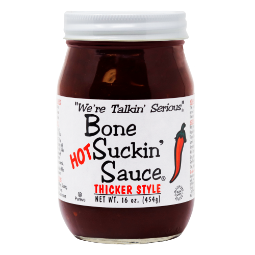 Bone Suckin' Sauce Hot Thicker Style - 16 ounce jar
