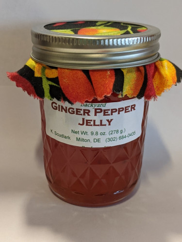 Backyard Ginger Pepper Jelly - 9.8 Ounce Jar