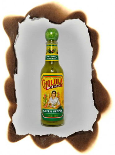 Cholula Green Pepper Hot Sauce With The Wooden Stopper Top - 5 Ounce Bottle