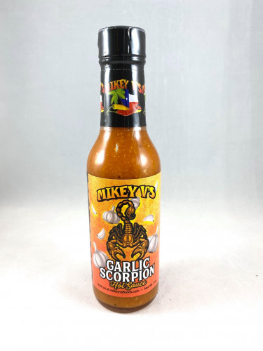 Mikey V's Garlic Scorpion Hot Sauce - 5 Ounce Bottle