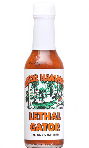 Gator Hammock Hot Lethal Gator Hot Sauce - 5 Ounce Bottle