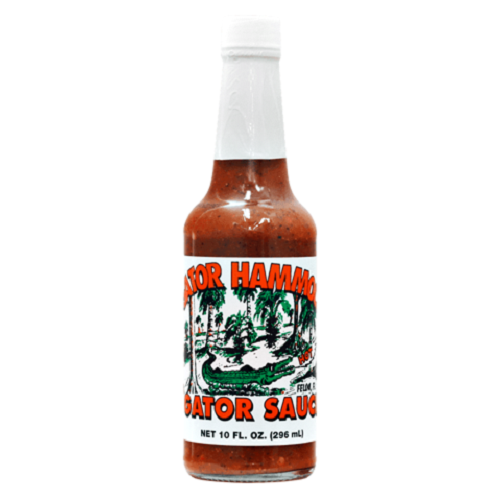 Gator Hammock Hot Gator Sauce - 10 Ounce Bottle