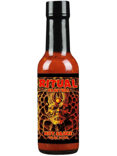 Hellfire Ritual Habitual Hot Sauce - 5 Ounce Bottle