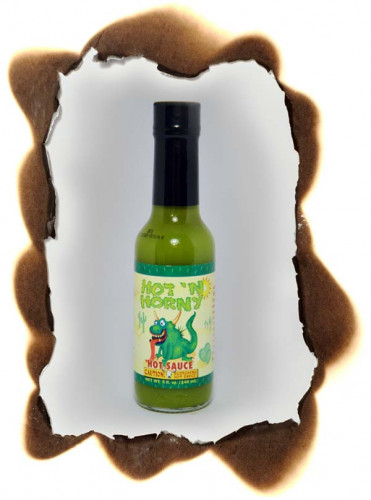 Hot 'N Horny Caution Scorching Hot Sauce - 5 Ounce Bottle