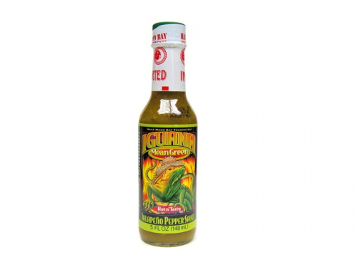 Iguana Mean Green Jalapeño Pepper Sauce - 5 Ounce Bottle