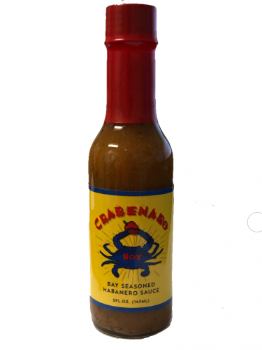 Crabenaro Hot Bay Seasoned Habanero Sauce - 5 Ounce Bottle