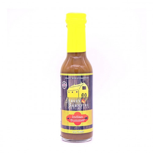 Jersey Barnfire Indian Summer Hot Sauce- 5 Ounce Bottle