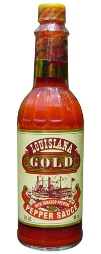 Louisiana Gold Red Pepper Sauce With Tabasco Peppers - 5 ounce bottle