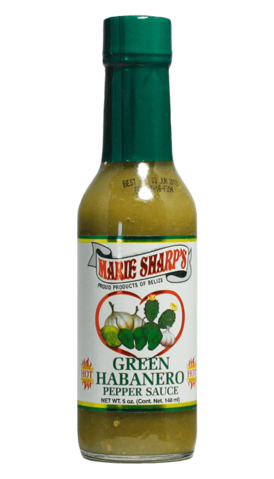 Marie Sharp's Hot Green Habanero Pepper Sauce - 5 ounce bottle