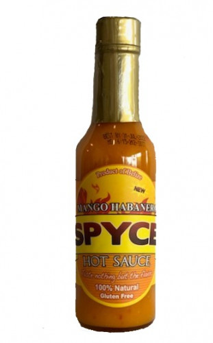 Spyce Mango Habanero Hot Sauce- 5 ounce bottle
