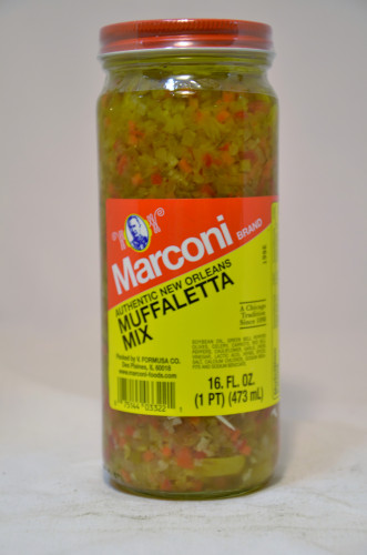 Marconi Authentic New Orleans Muffaletta Mix-16 Ounce Jar
