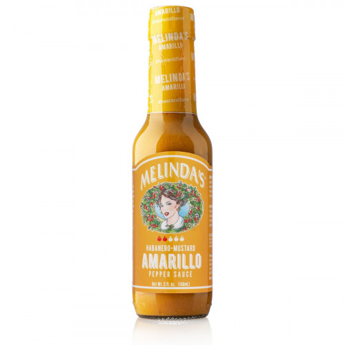 Melinda's Habanero - Mustard Amarillo Pepper Sauce - 5 ounce bottle