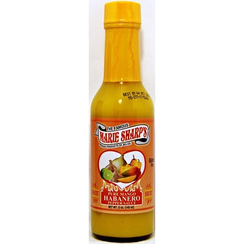 Marie Sharp's Pure Mango Habañero Pepper Sauce - 5 ounce bottle