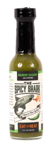 The Spicy Shark Nurse Shark Jalapeño Hot Sauce- 5 ounce bottle