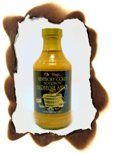 Ole Rays Kentucky Gold Bourbon Barbeque Sauce - 16 ounce bottle