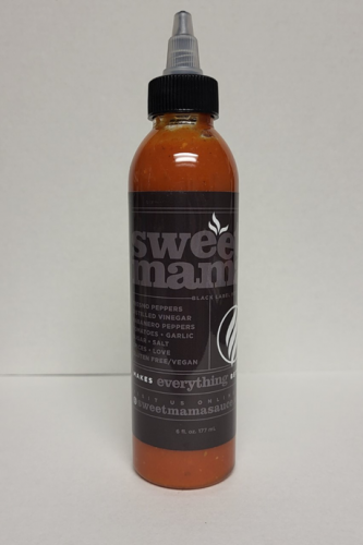 Sweet Mama Black Label Hot Sauce - 6 Ounce Bottle