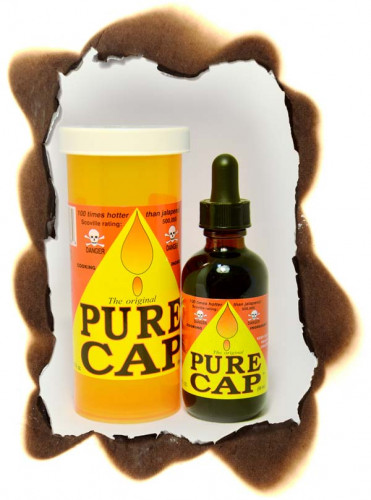Pure Cap 100 Times Hotter Than Jalapeno! - 2 ounce bottle