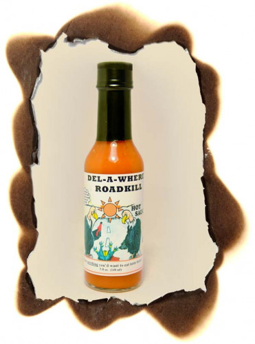 RoadKill Hot Sauce  Dela-Where - 5 ounce bottle