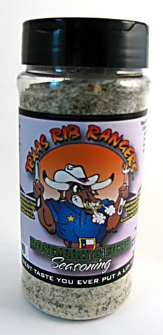 Texas Rib Rangers Rosemary And Herb Seasoning - 12 ounce shaker