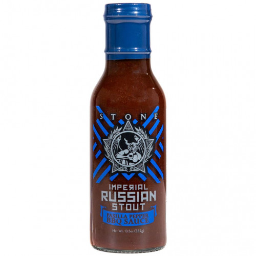 Stone Brewing Imperial Russian Stout and Pasilla Pepper BBQ Sauce - 13.5 ounce bottle