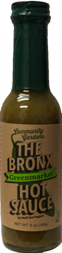 The Bronx Greenmarket Hot Sauce- GREEN- 5 Ounce Bottle