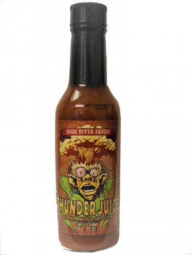 High River Sauces Thunder Juice Tequila-Infused Hot Sauce- 5 Ounce Bottle