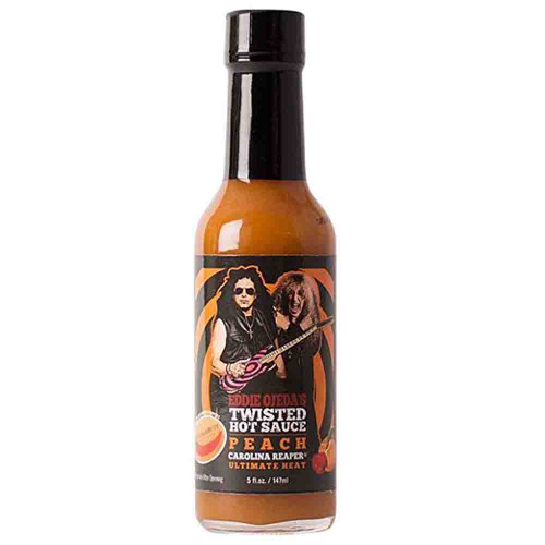 Eddie Ojeda's Peach Carolina Reaper Hot Sauce- 5 Ounce Bottle