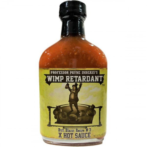 Wimp Retardant X-Hot Sauce - 5.7 ounce bottle