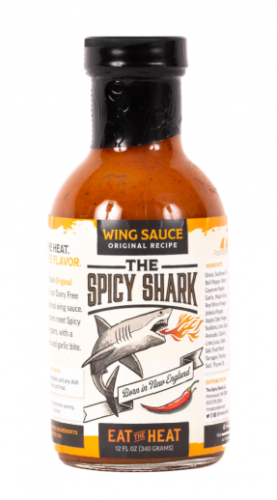 The Spicy Shark Original Recipe Wing Sauce- 12 ounce bottle