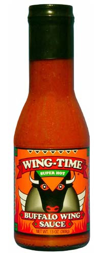 Wing Time Super Hot Buffalo Wing Sauce - 13 ounce bottle
